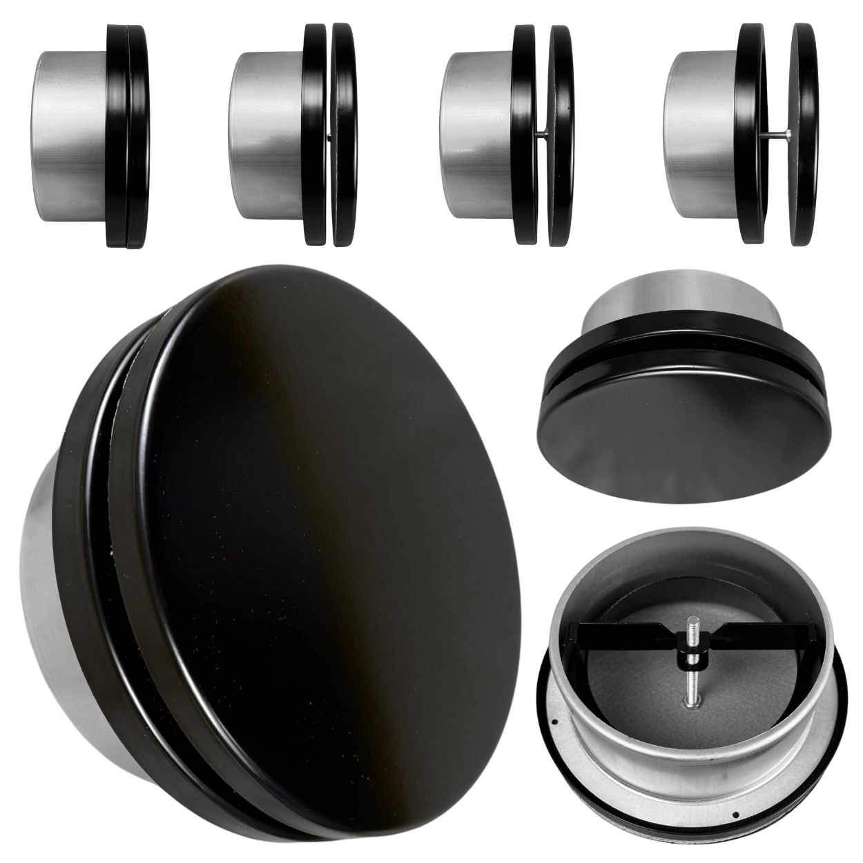 Anemostat nawiewno-wywiewny IGLOTECH fi125 + ramka montażowa