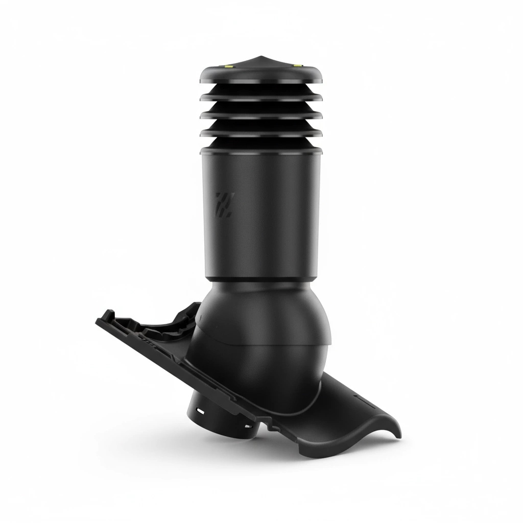 Kominek wentylacyjny do dachówki ALEGRA 9 CZARNA ANGOBA SZLACHETNA fi125 pol_pl_Kominek-wentylacyjny-WYRZUTNIA-do-pokryc-plaskich-BRAZOWY-fi125-6736_2