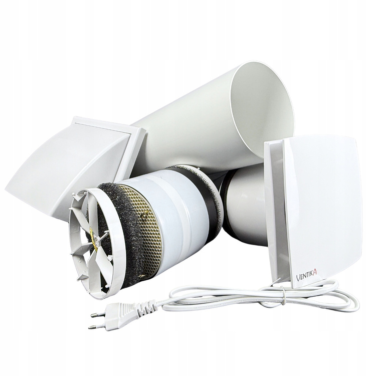 Rekuperator Ścienny Decentralny Ventika SOLO+ Ø125