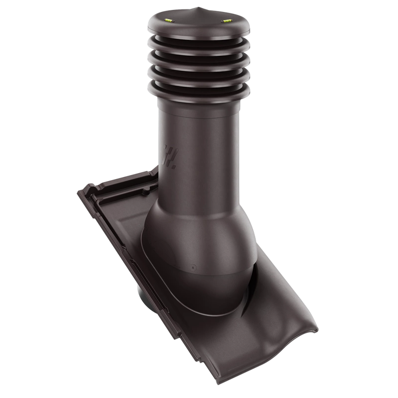 Kominek wentylacyjny do dachówki ALEGRA 9 CZARNA ANGOBA SZLACHETNA fi125 pol_pl_Kominek-wentylacyjny-WYRZUTNIA-do-pokryc-plaskich-BRAZOWY-fi125-6736_1