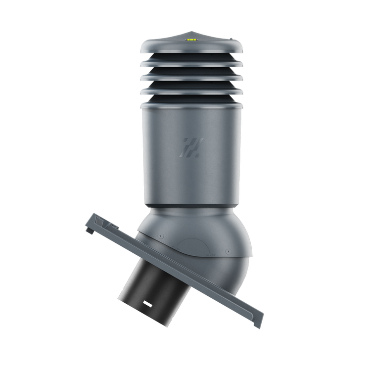 Kominek wentylacyjny IZOLOWANY do dachówki DOMINO ŁUPEK GLAZURA fi125