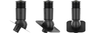 Kominek Wentylacyjny IZOLOWANY WYRZUTNIA fi150mm pod gont/pape CZARNY RAL 9005