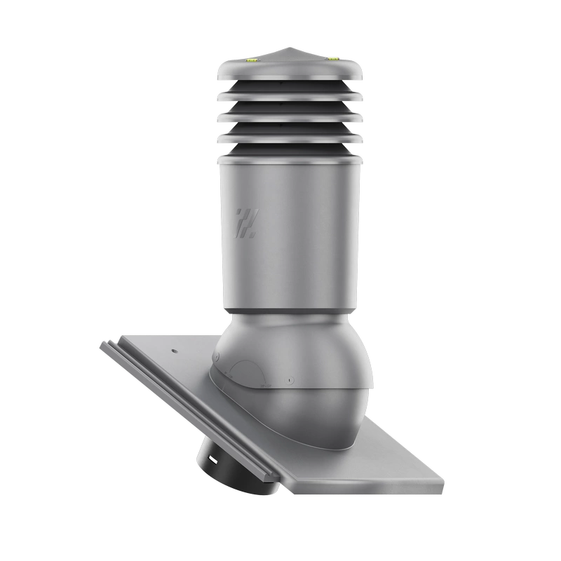 Kominek wentylacyjny do dachówki ALEGRA 9 CZARNA ANGOBA SZLACHETNA fi125 pol_pl_Kominek-wentylacyjny-WYRZUTNIA-do-pokryc-plaskich-BRAZOWY-fi125-6736_2