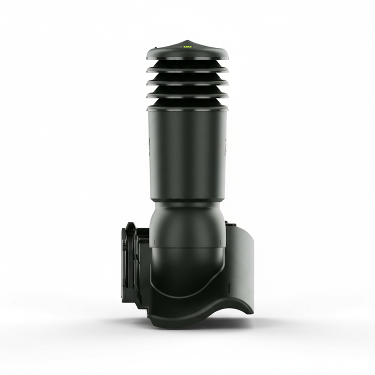 Kominek wentylacyjny IZOLOWANY do dachówki MILANO ANTRACYTOWA ANGOBA fi125