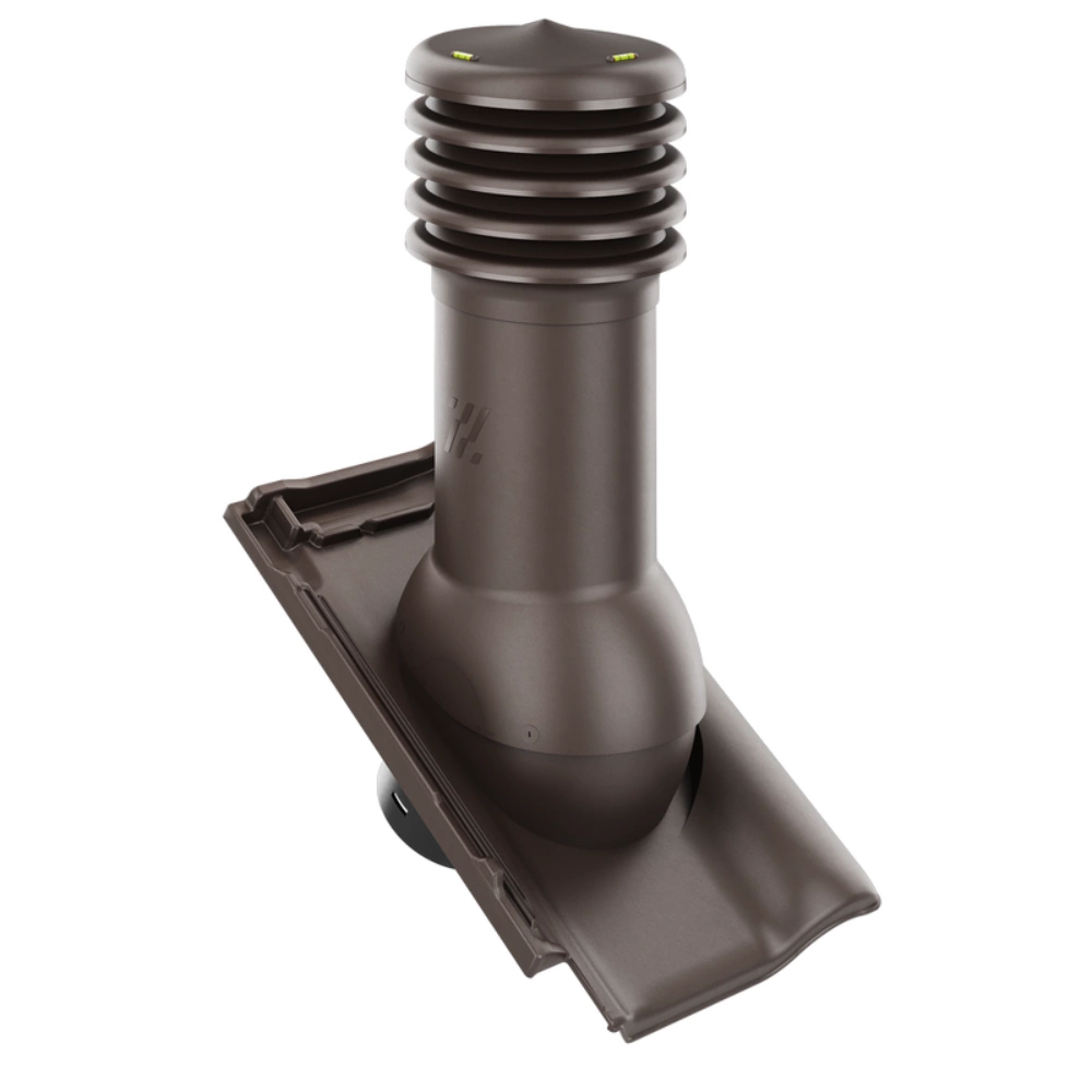 Kominek wentylacyjny do dachówki ALEGRA 9 CZARNA ANGOBA SZLACHETNA fi125 pol_pl_Kominek-wentylacyjny-WYRZUTNIA-do-pokryc-plaskich-BRAZOWY-fi125-6736_1