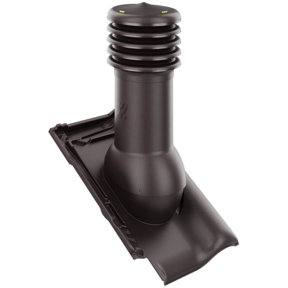 Kominek wentylacyjny do dachówki ALEGRA 9 CZARNA ANGOBA SZLACHETNA fi125 pol_pl_Kominek-wentylacyjny-WYRZUTNIA-do-pokryc-plaskich-BRAZOWY-fi125-6736_1