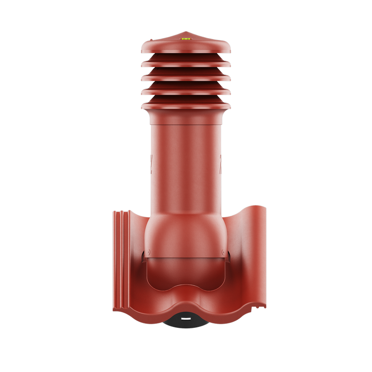 Kominek wentylacyjny do dachówki CELTYCKA CIEMNOCZERWONY fi150