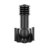 Kominek wentylacyjny do dachówki VOJENS (PODWÓJNA RZYMSKA) CZARNY fi125