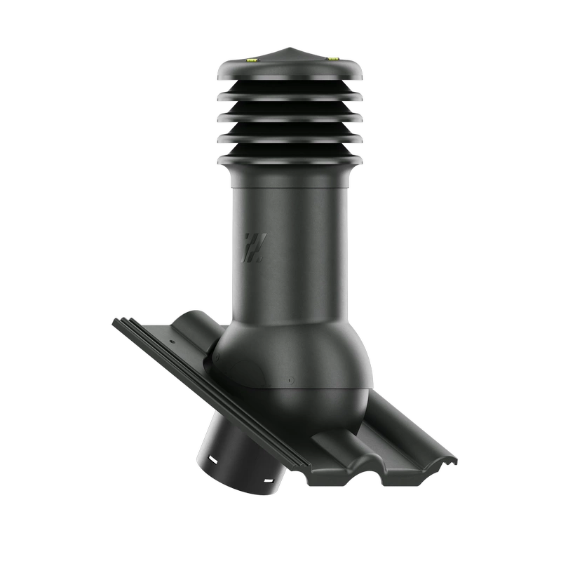 Kominek wentylacyjny do dachówki ALEGRA 9 CZARNA ANGOBA SZLACHETNA fi125 pol_pl_Kominek-wentylacyjny-WYRZUTNIA-do-pokryc-plaskich-BRAZOWY-fi125-6736_2