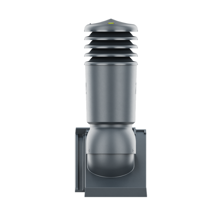 Kominek wentylacyjny IZOLOWANY do dachówki DOMINO ŁUPEK GLAZURA fi150