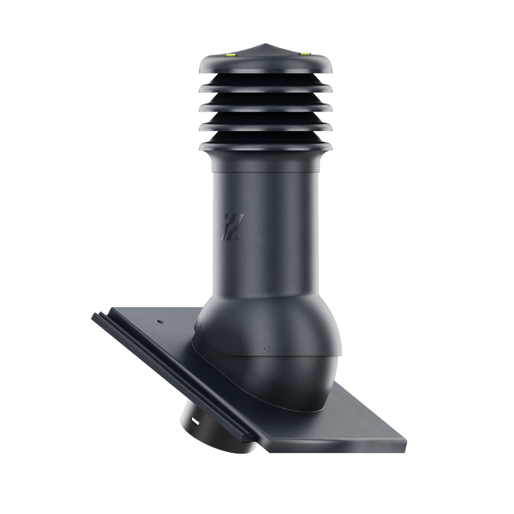 Kominek wentylacyjny do dachówki KAPSTADT DURATOP PRO GRAFITOWY fi125