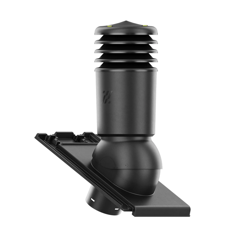 Kominek wentylacyjny do dachówki ALEGRA 9 CZARNA ANGOBA SZLACHETNA fi125 pol_pl_Kominek-wentylacyjny-WYRZUTNIA-do-pokryc-plaskich-BRAZOWY-fi125-6736_2