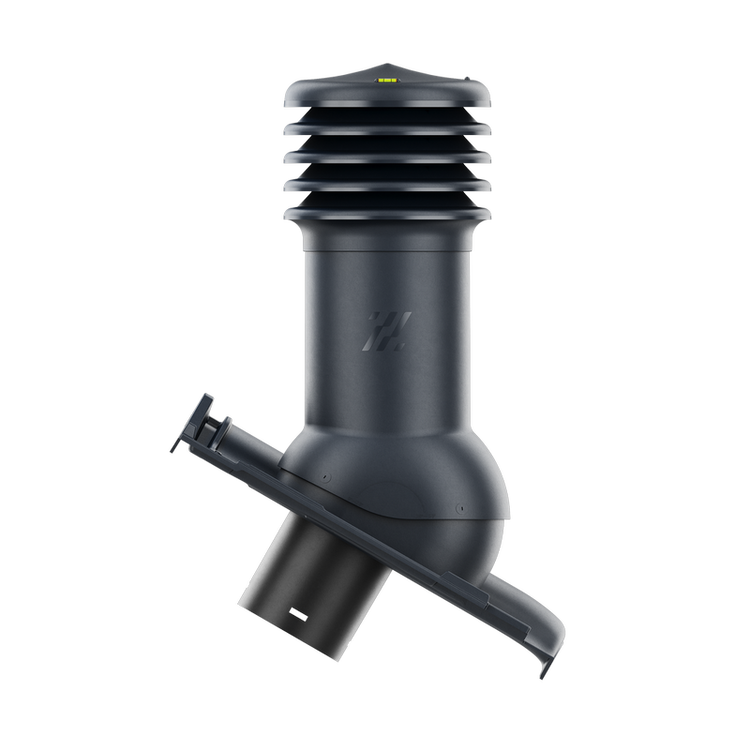 Kominek wentylacyjny do dachówki MONZA PLUS ANTRACYT ANGOBA fi125