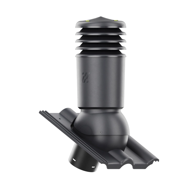 Kominek wentylacyjny do dachówki ALEGRA 9 CZARNA ANGOBA SZLACHETNA fi125 pol_pl_Kominek-wentylacyjny-WYRZUTNIA-do-pokryc-plaskich-BRAZOWY-fi125-6736_2