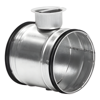 Przepustnica regulacyjna Wentylacyjna fi 100 Rekuperacja OCYNK z USZCZELKĄ