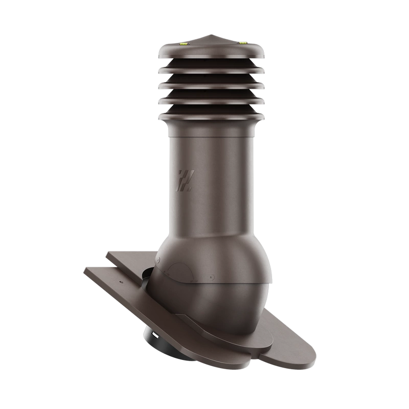 Kominek wentylacyjny do dachówki ALEGRA 9 CZARNA ANGOBA SZLACHETNA fi125 pol_pl_Kominek-wentylacyjny-WYRZUTNIA-do-pokryc-plaskich-BRAZOWY-fi125-6736_2