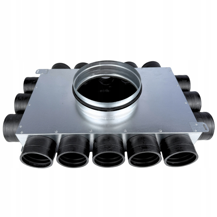 SKRZYNKA ROZDZIELCZA ROZDZIELACZ RUROWY WENTYLACYJNY FI 160 | 16X75 MM