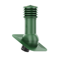 Kominek Wentylacyjny WYRZUTNIA fi150mm pod gont/pape ZIELONY RAL 6020
