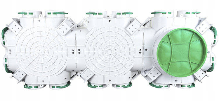 SKRZYNKA ROZDZIELCZA ROZDZIELACZ REKUPERACJA WENTYLACJA fi200 / 16x75mm