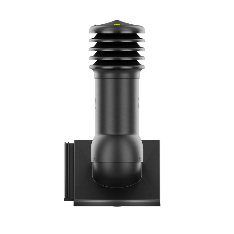 Kominek wentylacyjny do dachówki KAPSTADT PLANAR/DURATOP CZARNY fi150