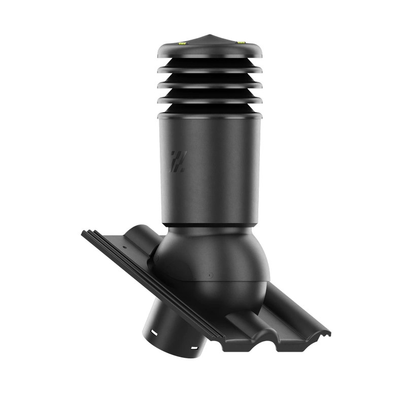 Kominek wentylacyjny do dachówki ALEGRA 9 CZARNA ANGOBA SZLACHETNA fi125 pol_pl_Kominek-wentylacyjny-WYRZUTNIA-do-pokryc-plaskich-BRAZOWY-fi125-6736_4