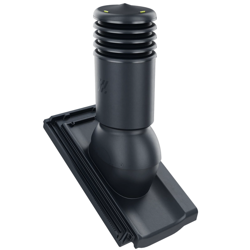 Kominek wentylacyjny do dachówki ALEGRA 9 CZARNA ANGOBA SZLACHETNA fi125 pol_pl_Kominek-wentylacyjny-WYRZUTNIA-do-pokryc-plaskich-BRAZOWY-fi125-6736_1