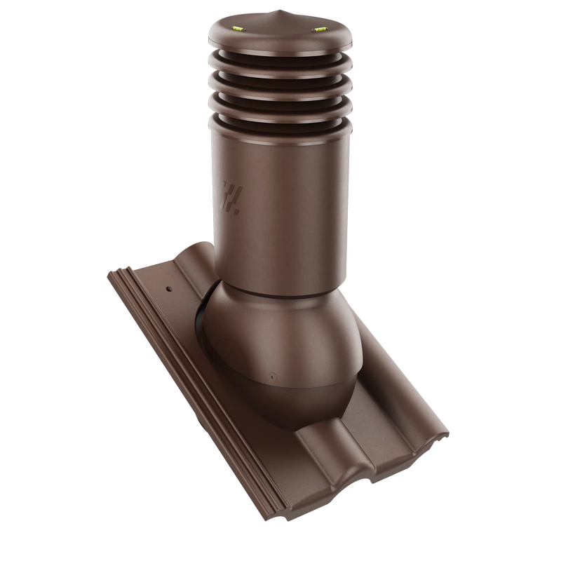 Kominek wentylacyjny do dachówki ALEGRA 9 CZARNA ANGOBA SZLACHETNA fi125 pol_pl_Kominek-wentylacyjny-WYRZUTNIA-do-pokryc-plaskich-BRAZOWY-fi125-6736_1