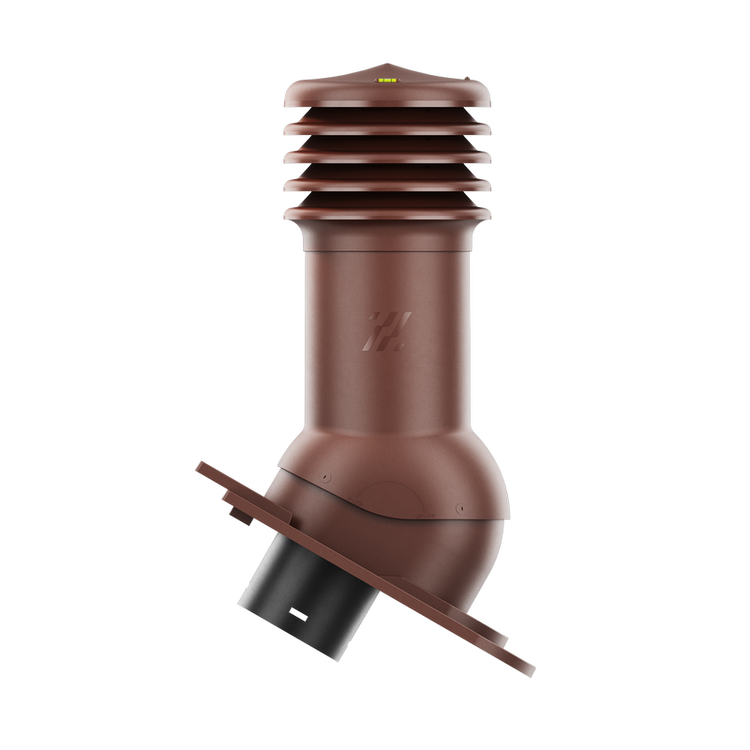 Kominek wentylacyjny do dachówki KARPIÓWKI BRĄZOWY RAL 8017 fi150