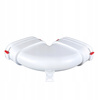 Kolano poziome 90° Rekuperacja - System Owalny FLAT 52x117 mm