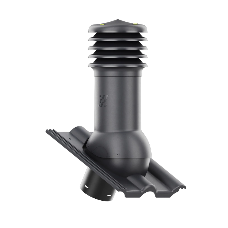 Kominek wentylacyjny do dachówki ALEGRA 9 CZARNA ANGOBA SZLACHETNA fi125 pol_pl_Kominek-wentylacyjny-WYRZUTNIA-do-pokryc-plaskich-BRAZOWY-fi125-6736_2