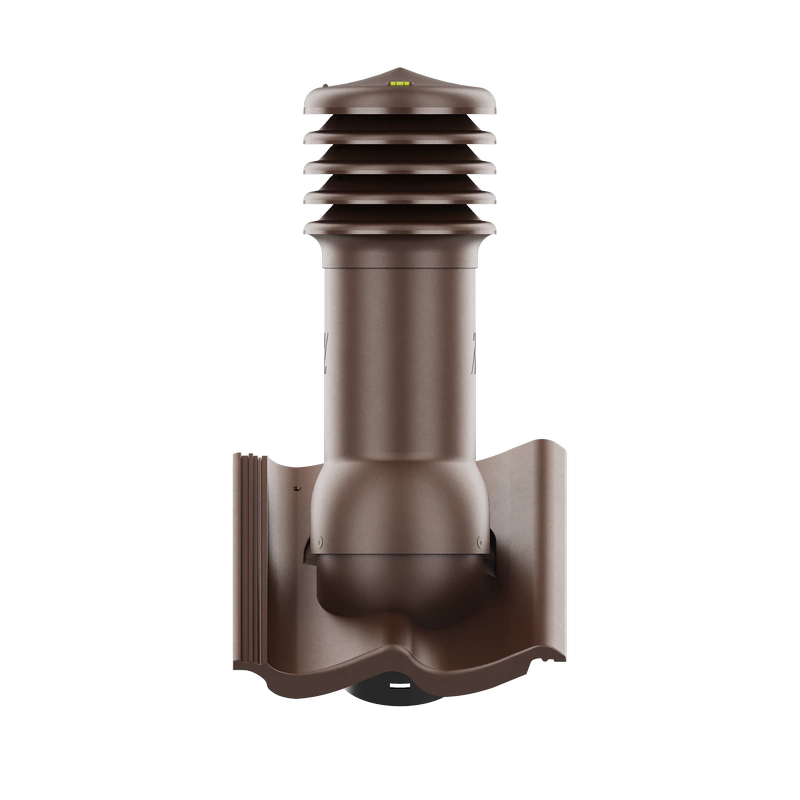 Kominek wentylacyjny do dachówki ALEGRA 9 CZARNA ANGOBA SZLACHETNA fi125 pol_pl_Kominek-wentylacyjny-WYRZUTNIA-do-pokryc-plaskich-BRAZOWY-fi125-6736_4