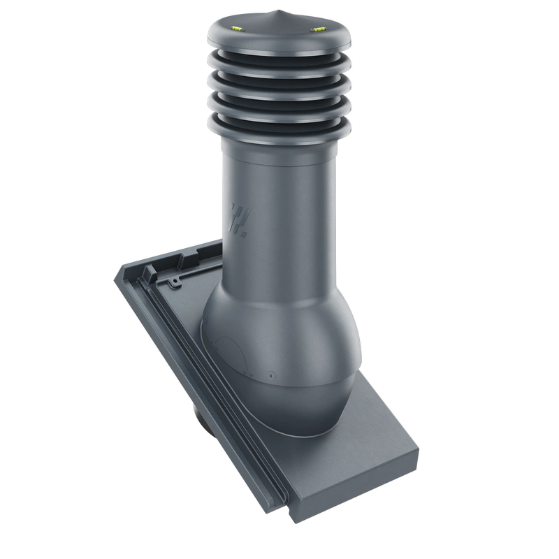 Kominek wentylacyjny do dachówki ALEGRA 9 CZARNA ANGOBA SZLACHETNA fi125 pol_pl_Kominek-wentylacyjny-WYRZUTNIA-do-pokryc-plaskich-BRAZOWY-fi125-6736_1