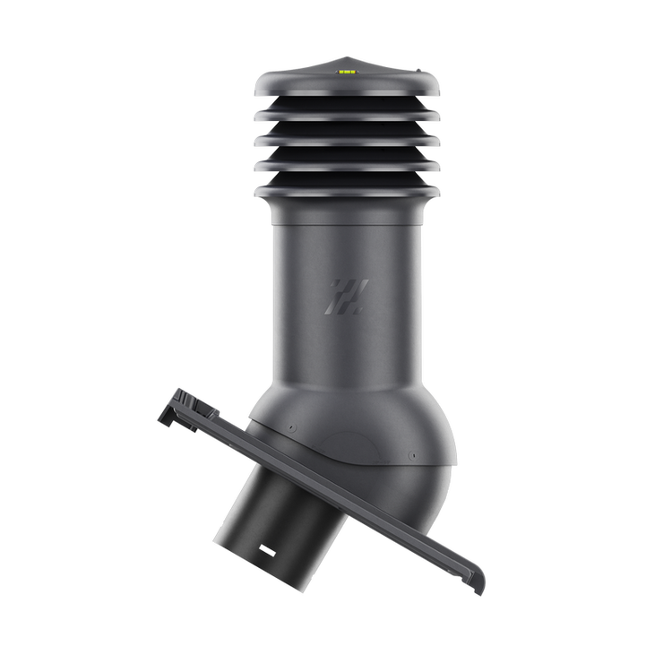 Kominek wentylacyjny do dachówki BERGAMO ANTRACYT ANGOBA fi150