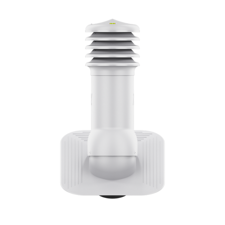 Kominek Wentylacyjny WYRZUTNIA fi150mm pod gont/pape JASNOSZARY RAL 7036