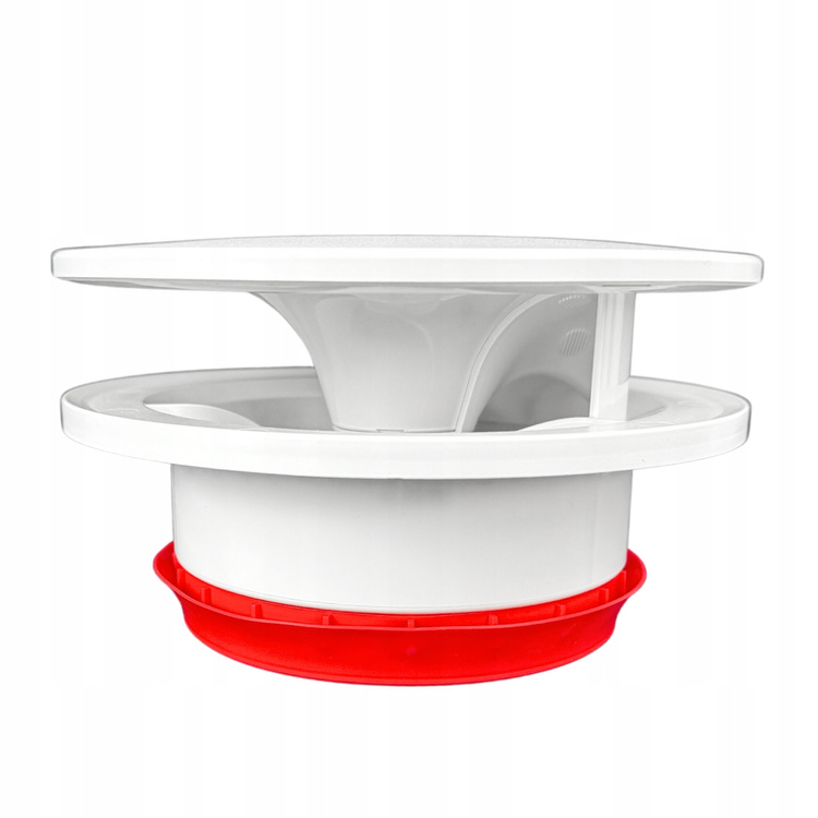 Anemostat Sufitowy Kierunkowy VAK NAWIEWNY / WYWIEWNY - BIAŁY - 125 mm