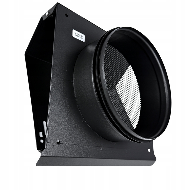 Czerpnia powietrza ścienna kratka wentylacyjna fi 125 kolor: GRAFIT