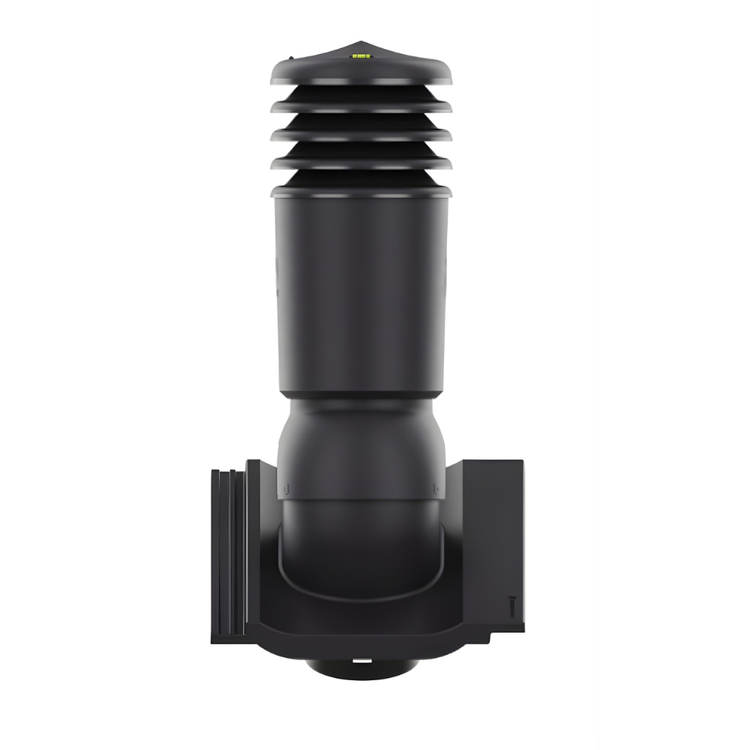 Kominek wentylacyjny IZOLOWANY do dachówki KIOTO GRAFIT PLANAR fi150