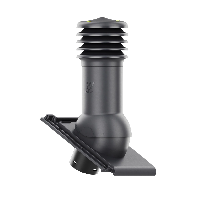 Kominek wentylacyjny do dachówki ALEGRA 9 CZARNA ANGOBA SZLACHETNA fi125 pol_pl_Kominek-wentylacyjny-WYRZUTNIA-do-pokryc-plaskich-BRAZOWY-fi125-6736_2