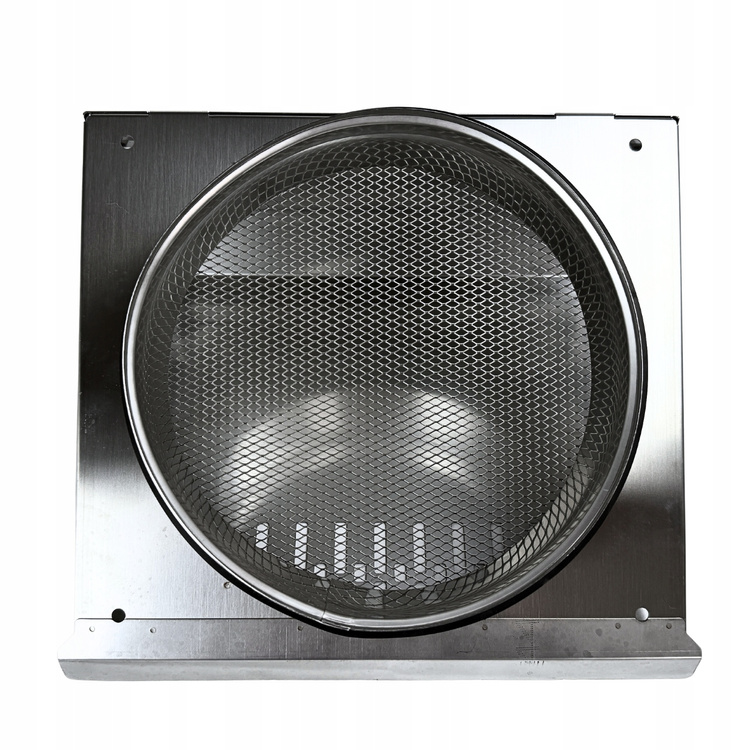 Czerpnia powietrza ścienna kratka wentylacyjna fi 180 kolor: INOX