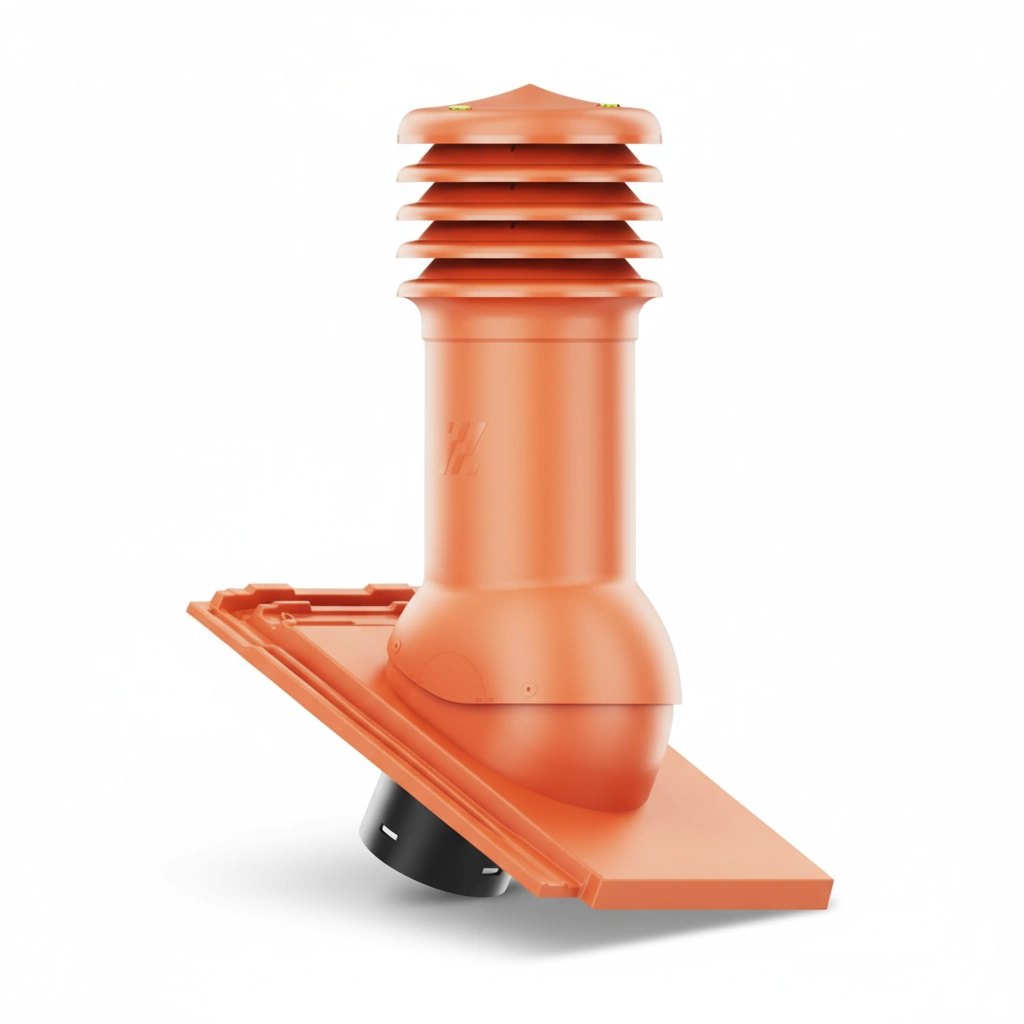 Kominek wentylacyjny do dachówki ALEGRA 9 CZARNA ANGOBA SZLACHETNA fi125 pol_pl_Kominek-wentylacyjny-WYRZUTNIA-do-pokryc-plaskich-BRAZOWY-fi125-6736_2