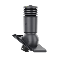 Kominek wentylacyjny IZOLOWANY do dachówki BERGAMO ANTRACYT ANGOBA fi150