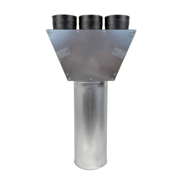 SKRZYNKA ROZPRĘŻNA PRZELOTOWA 3x75mm fi 125 OCYNK GUMA FLEX REKUPERACJA