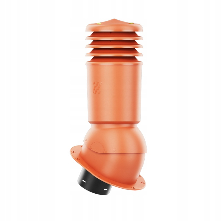 Kominek wentylacyjny IZOLOWANY WYRZUTNIA do pokryć płaskich CEGLASTY fi125