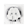 Wentylator łazienkowy dRim fi125 (TS) + FRONT PP Czarny mat