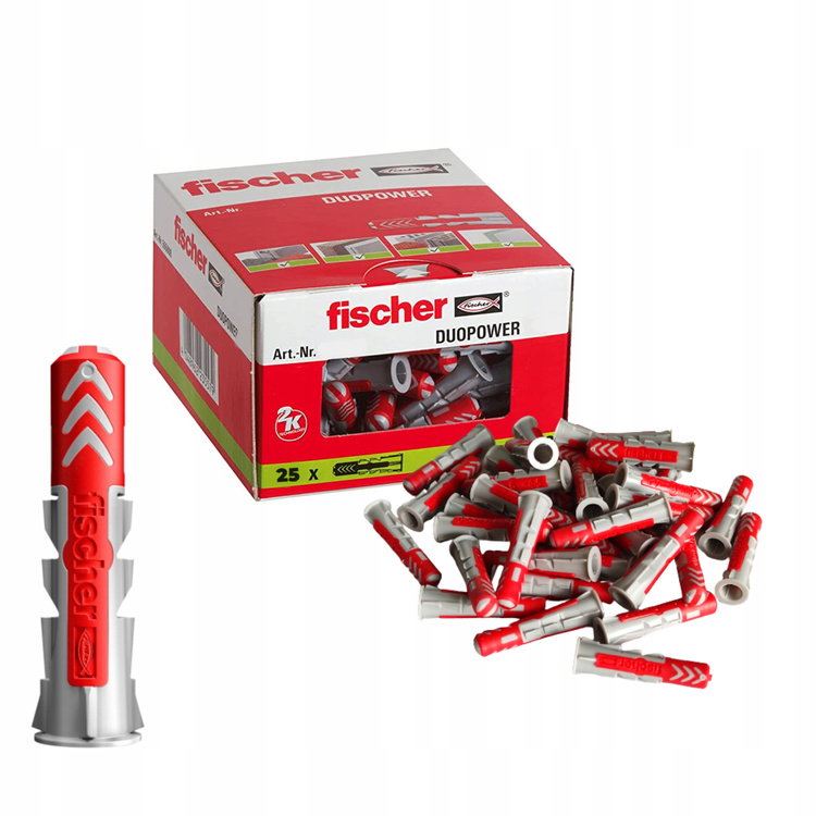 FISCHER kołek duopower 6 x 50 mm | 100 szt.