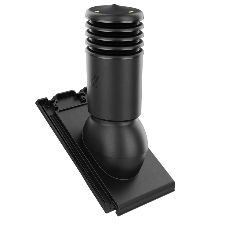 Kominek wentylacyjny IZOLOWANY do dachówki SIMPLA ŁUPEK ANGOBA fi150