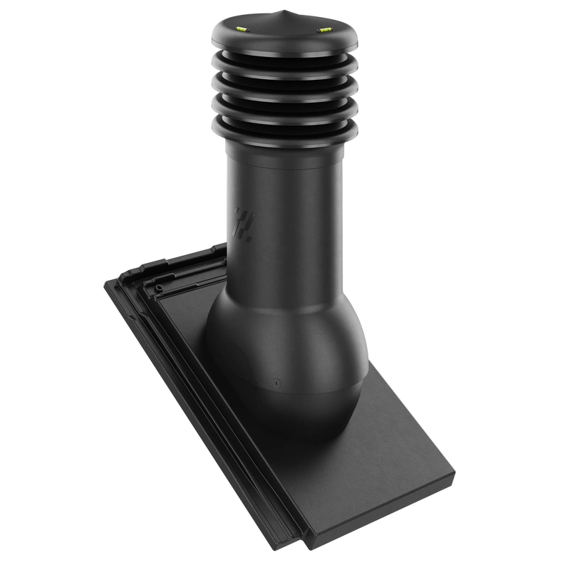 Kominek wentylacyjny do dachówki ALEGRA 9 CZARNA ANGOBA SZLACHETNA fi125 pol_pl_Kominek-wentylacyjny-WYRZUTNIA-do-pokryc-plaskich-BRAZOWY-fi125-6736_1