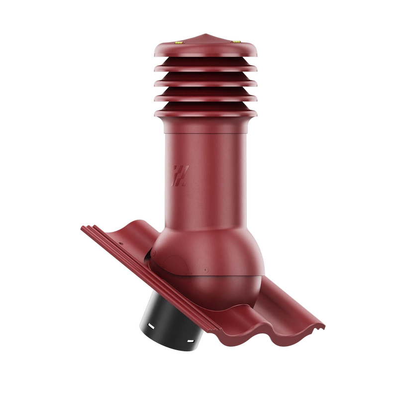 Kominek wentylacyjny do dachówki ALEGRA 9 CZARNA ANGOBA SZLACHETNA fi125 pol_pl_Kominek-wentylacyjny-WYRZUTNIA-do-pokryc-plaskich-BRAZOWY-fi125-6736_2