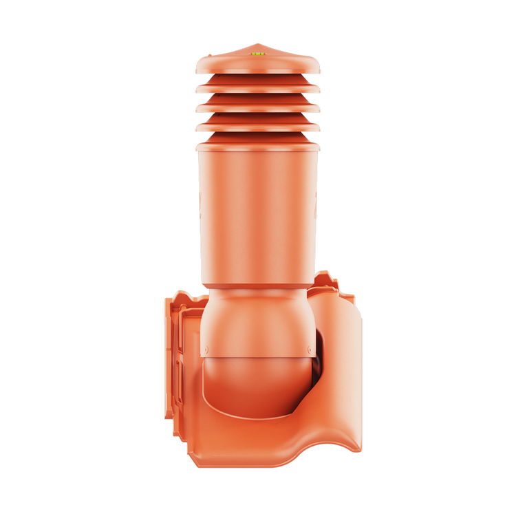 Kominek wentylacyjny IZOLOWANY do dachówki MONZA PLUS MIEDZIANA ANGOBA fi150