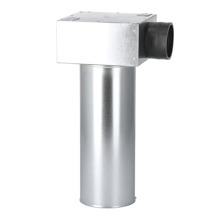 SKRZYNKA ROZPRĘŻNA 1x90 MM | FI 100 | REKUPERACJA OCYNK-GUMA POD ANEMOSTAT